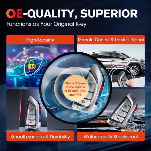 Autel MaxiIM IKEY IKEYBW004AL Work with KM100 OE-Quality Smart Key for BMW - Picture 6 of 9